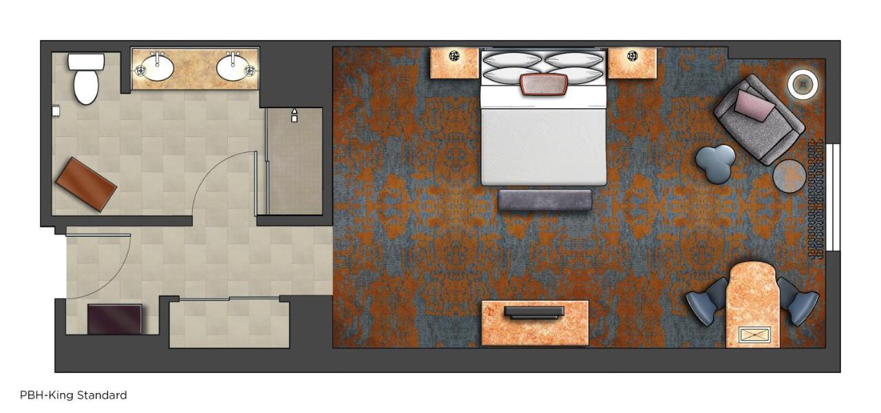 Quarto com Vista do Jardim - Cama King-size (Inclui FREE^ Universal Express Unlimited)