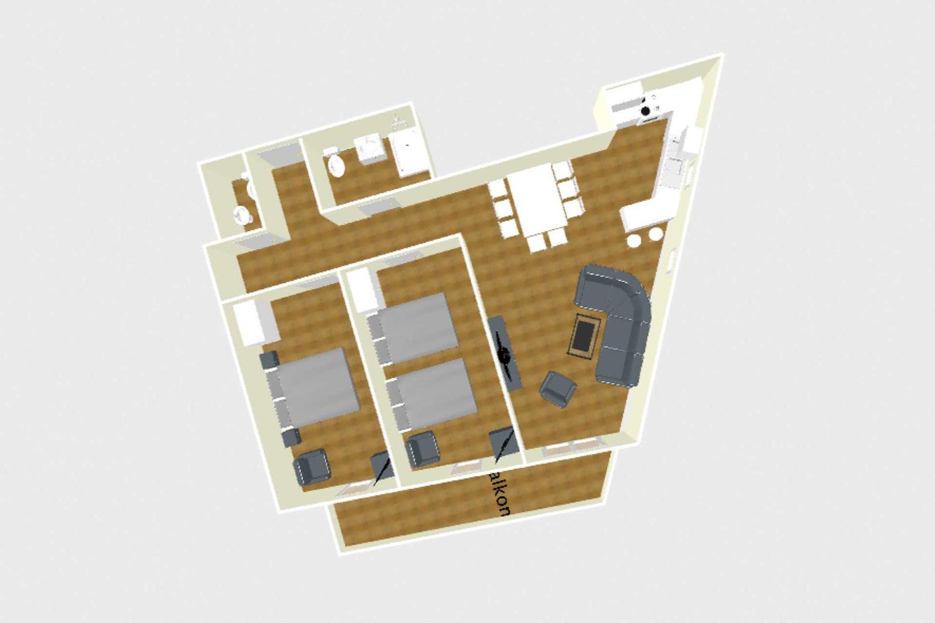 Appartment 2 bedrooms