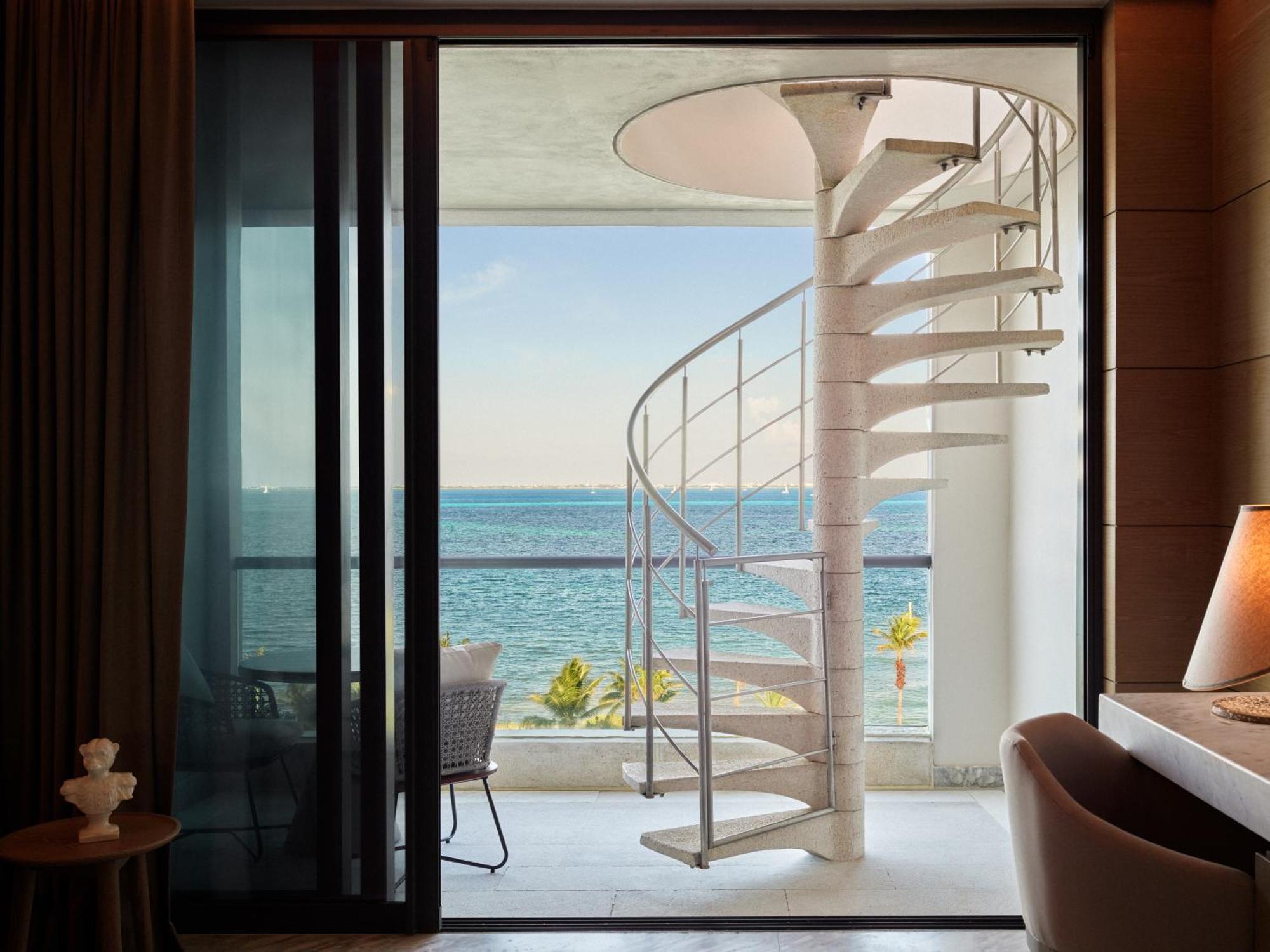 Habitación SLS Elite en la azotea con vistas al mar - Cama extragrande
