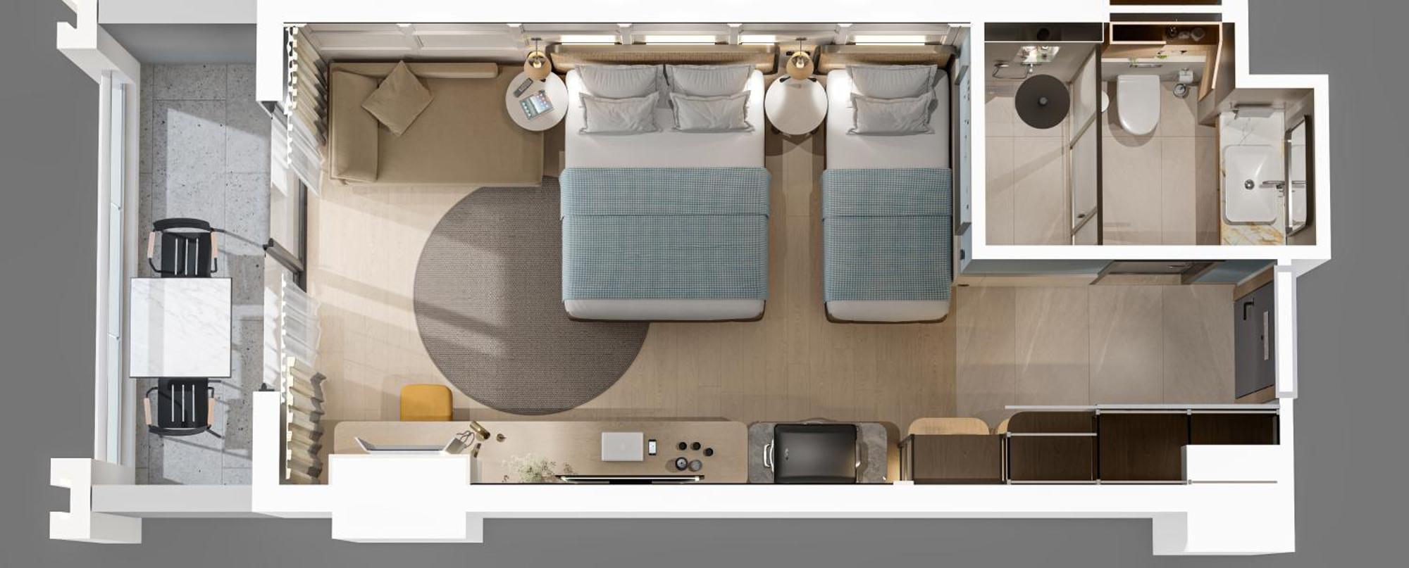 Superior Vierbettzimmer