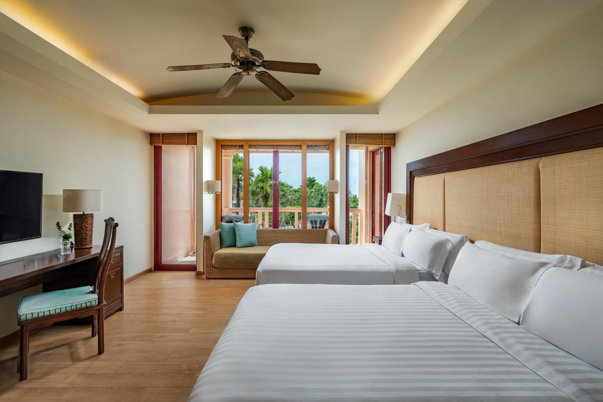 Chambre Deluxe avec 2 Lits Doubles - Vue sur Mer
