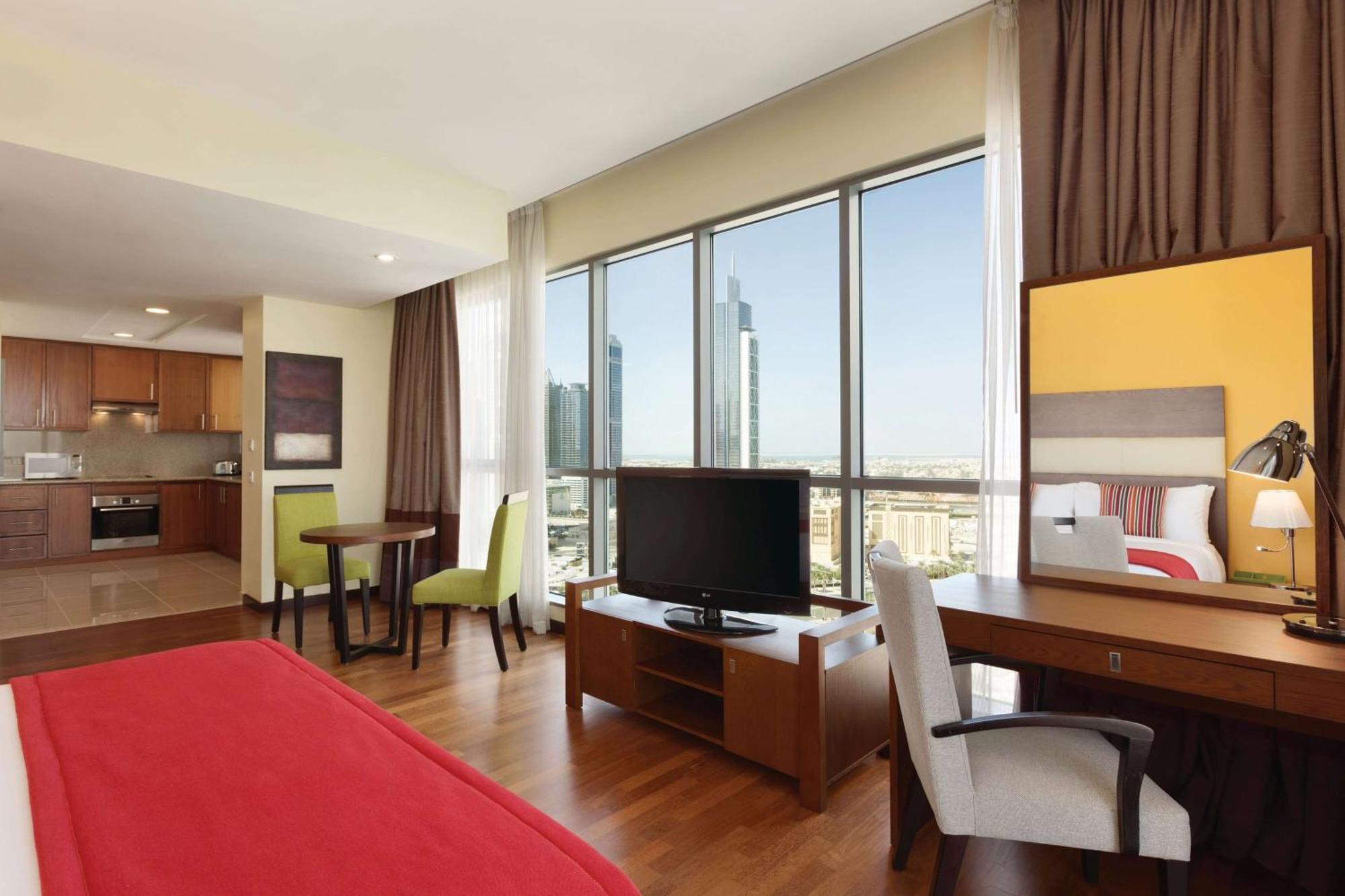 Estúdio King Premium com Vista Burj Khalifa/Fonte, Não Fumador, Serviço de Transporte Gratuito para Kite Beach, Dubai Mall e Estação de Metro