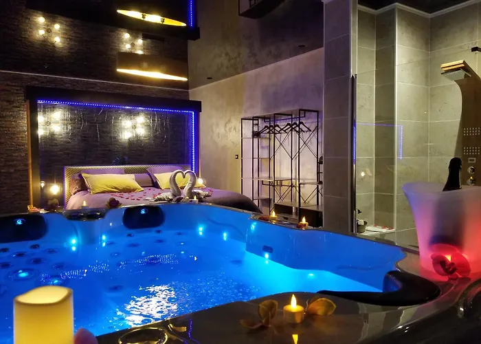 Hôtel Jacuzzi: Suite Calypso Jacuzzi Privatif