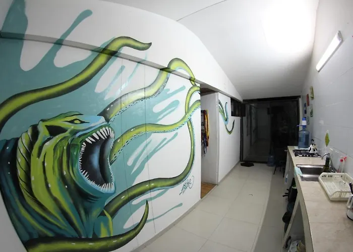 Albergue: Blue Almond Hostel - San Andres